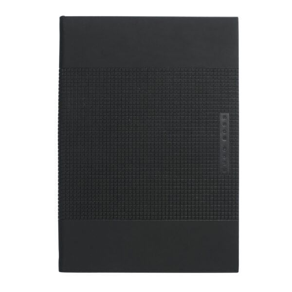 Записная книжка Hugo Boss Grid А5 черный
