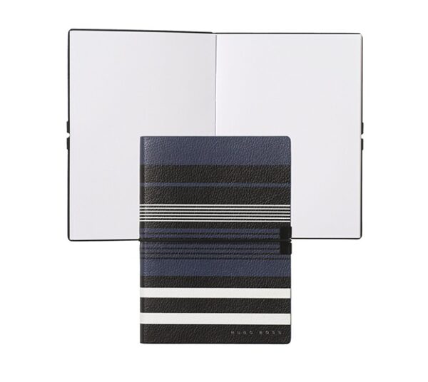 Блокнот для заметок Hugo Boss A6 Storyline Stripes Blue