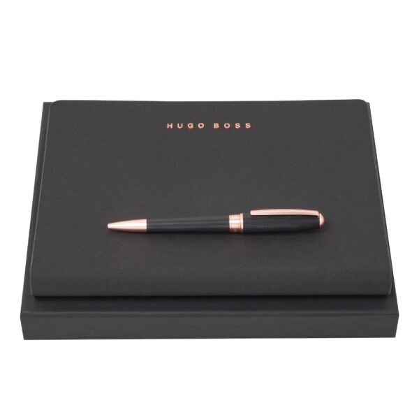 Набор Essential Rosegold блокнот А6 и ручка Hugo Boss
