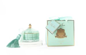 Аромасвеча Cote Noire Art Deco «Candle in blue», тиффани 200 г - Фото