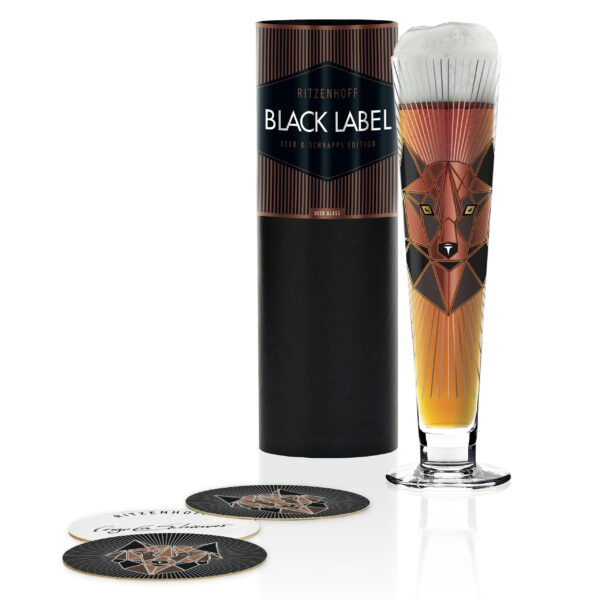 Пивной бокал Black Label от Angela Schiewer 385 мл