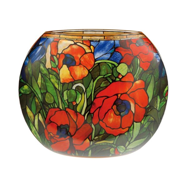Ваза "Восточный мак" Louis Comfort Tiffany, 26 х 22 см