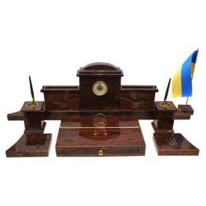 Діловий настільний набір “ІМПЕРІАЛ”/ обсидіан - Фото