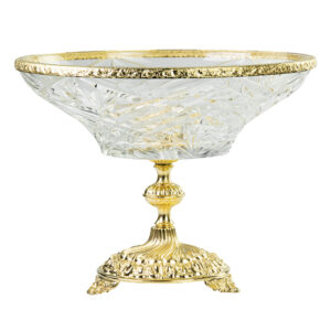 Ваза на ножке «SHINE GOLD CENTERPIECE» - Фото