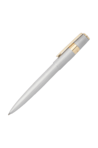Шариковая ручка Hugo Boss Gear Pinstripe Silver/Gold - Фото
