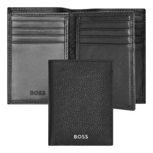 Визитница «Trifold Classic Grained» черный - Фото