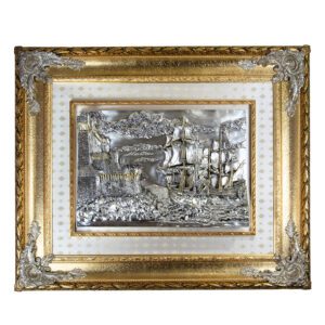 Картина «Замок и паруса», основа 115х95 см/внутр.70х50 см - Фото